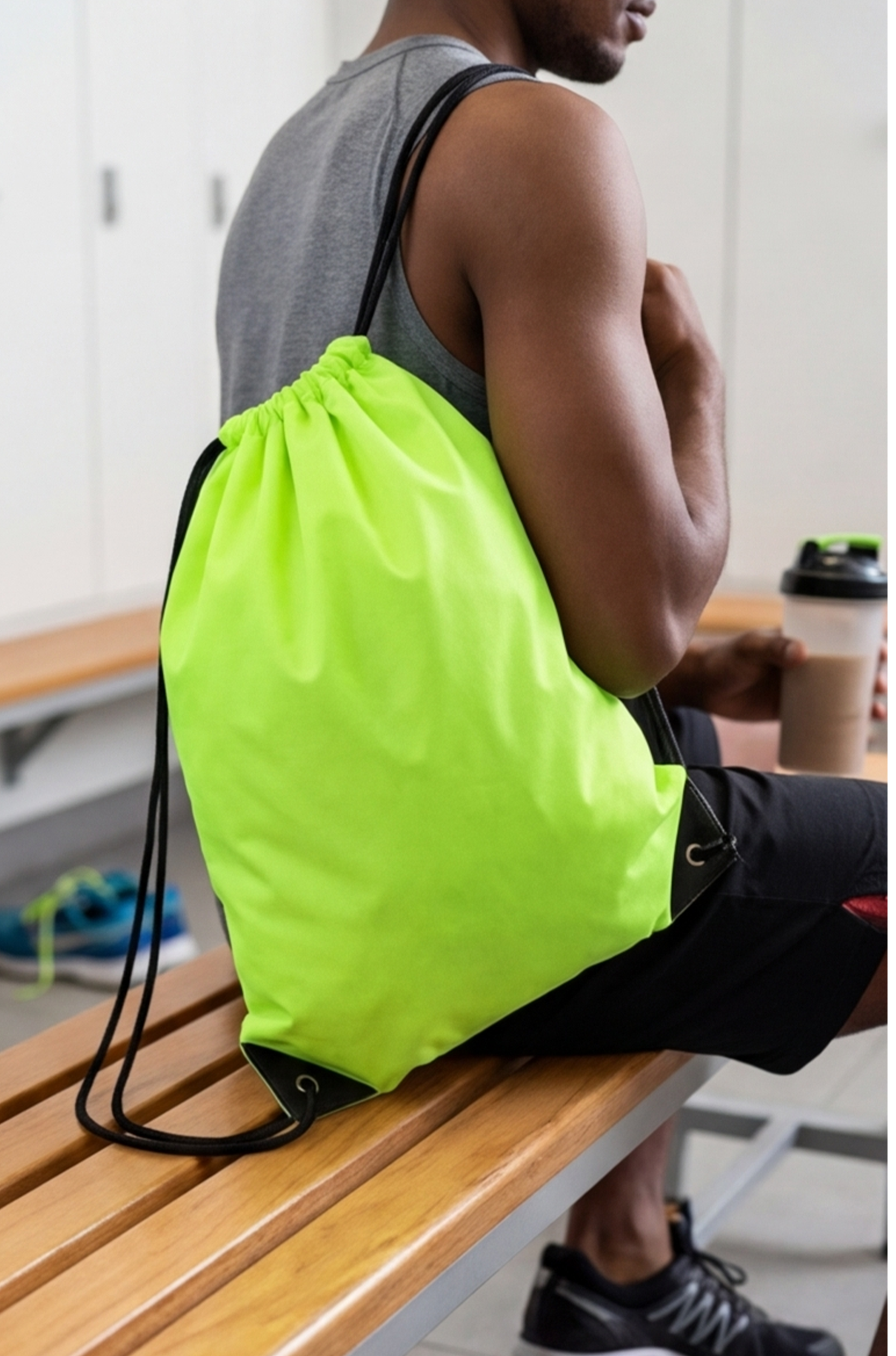 Durable Gym Backpack – Nylon Oxford Sports Storage Bag