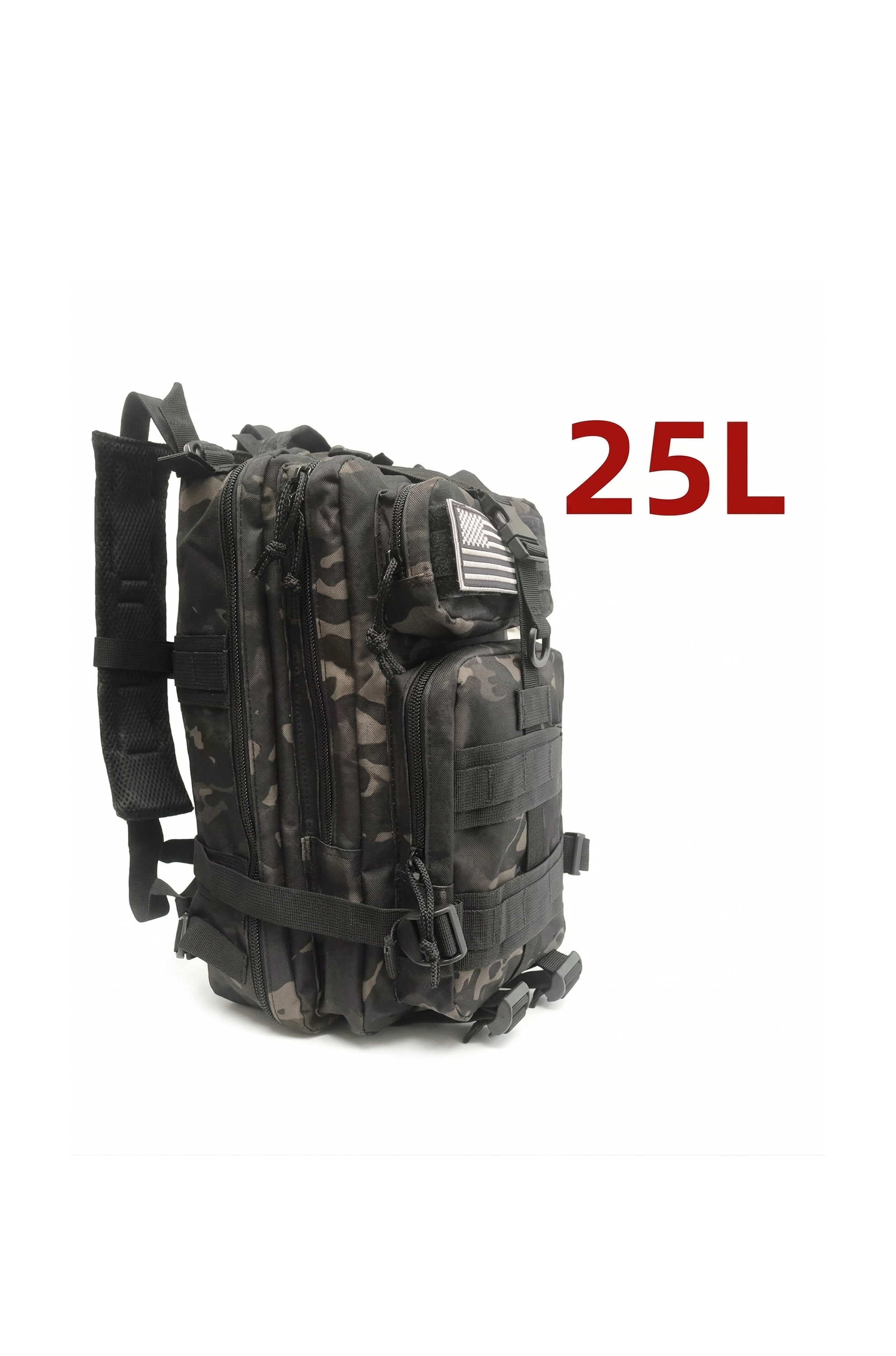 25L/50L Tactical Backpack – Waterproof Outdoor Hiking Rucksack