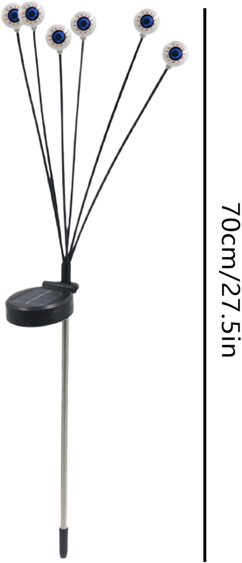 Solar LED Eyeball Lights - Waterproof Decorative Lighting for Patios, Pathways, and Flowerbeds