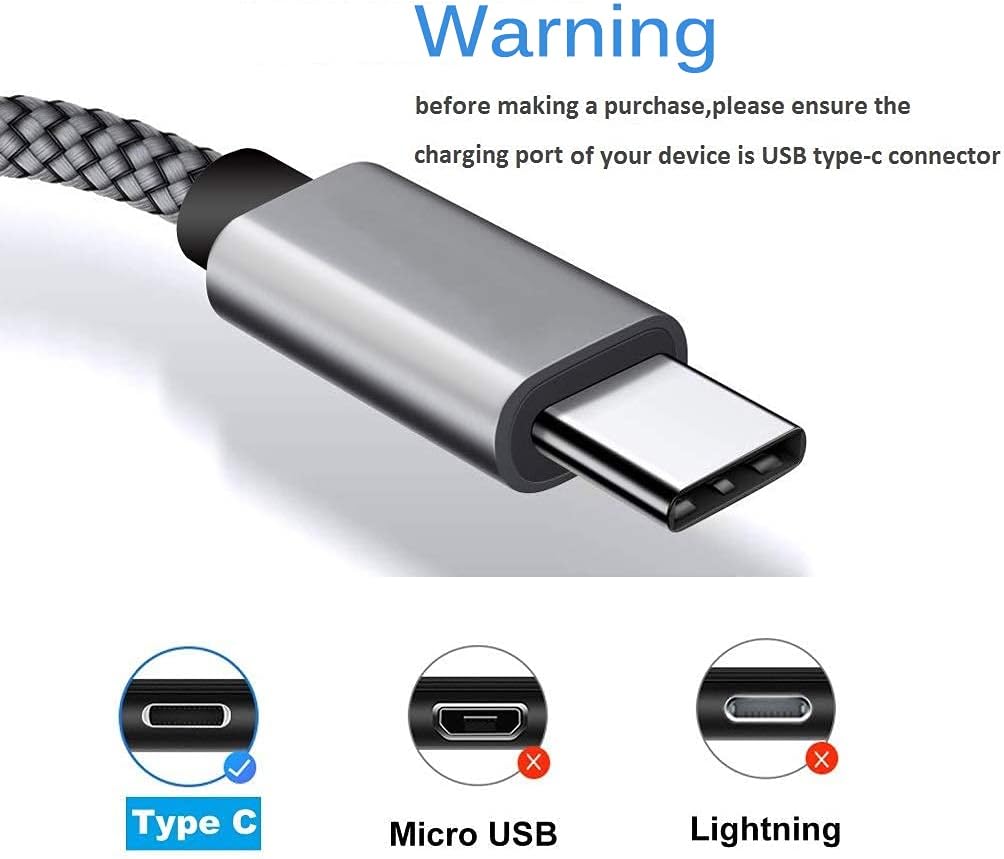 Revolutionize Your Charging Experience with the 2M USB C Fast Charging Cable Duo - Perfect for Samsung Galaxy S22/S21/S20, Pixel, PS5, and More!