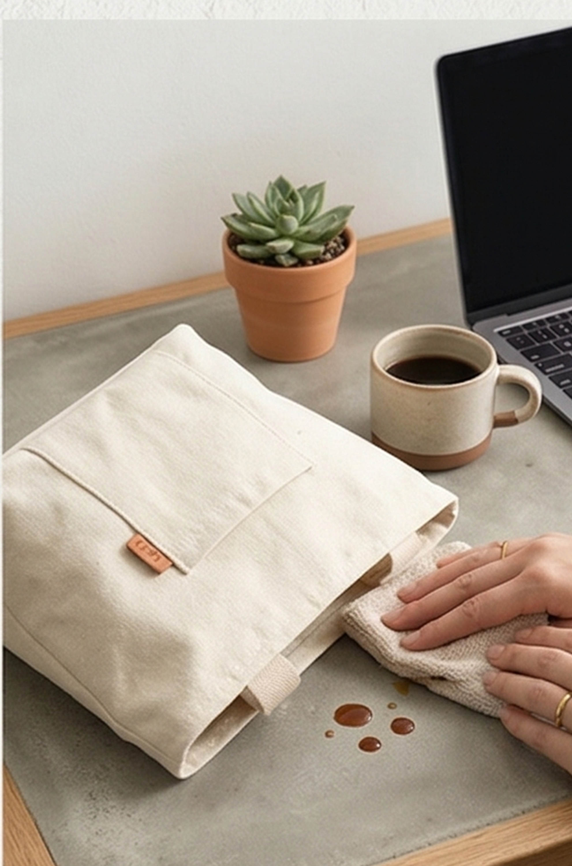 Canvas Insulated Lunch Bag – Portable Zipper Thermal Tote