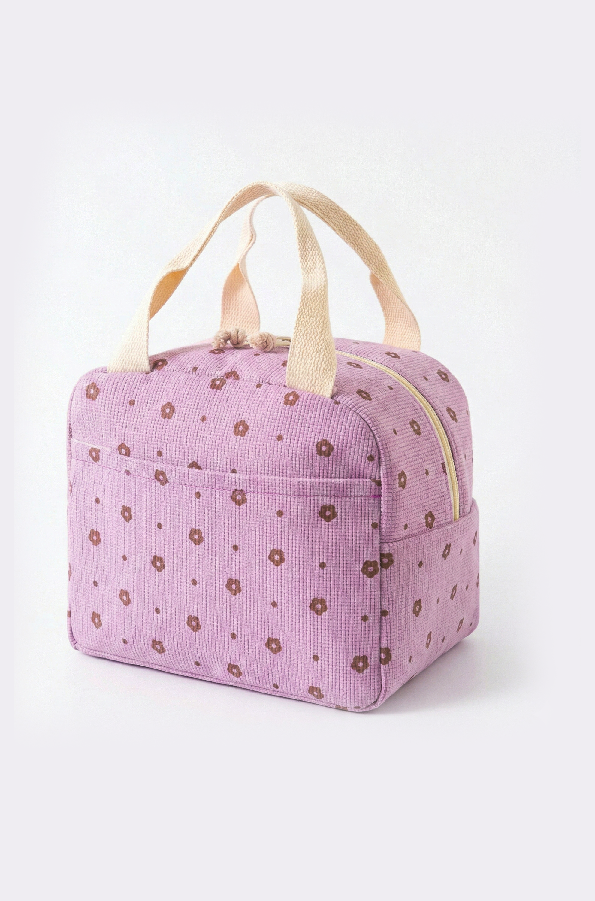 Floral Insulated Lunch Bag – Waterproof Thermal Cooler Tote