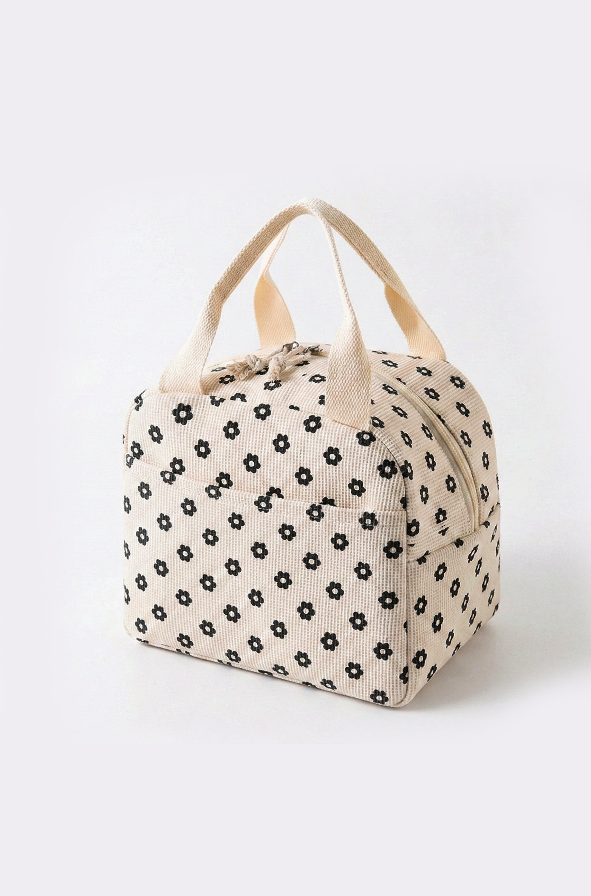 Floral Insulated Lunch Bag – Waterproof Thermal Cooler Tote