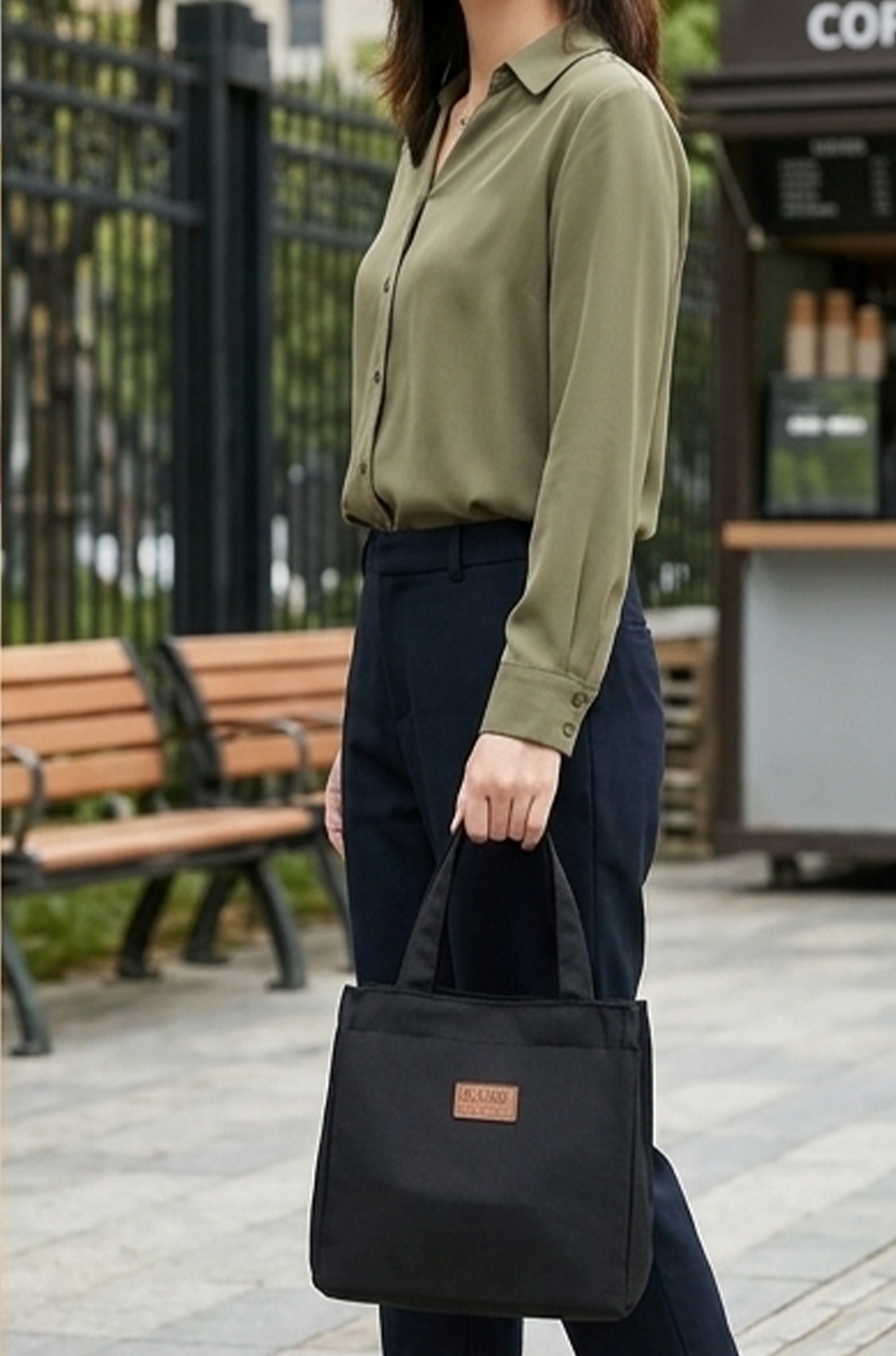 Large Insulated Lunch Bag – Aluminium Foil Work Tote