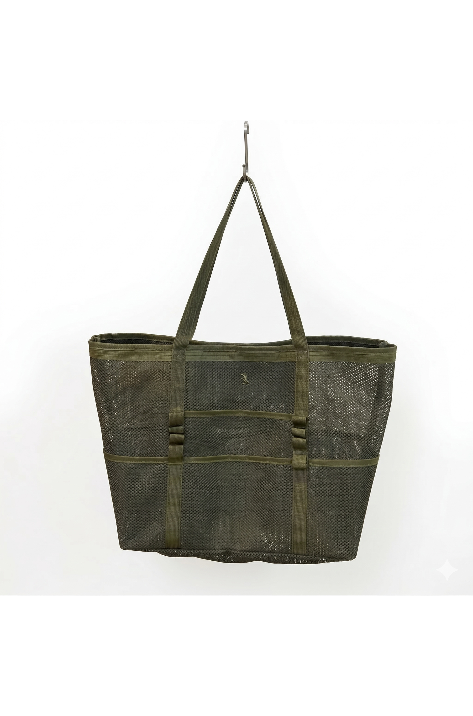 Mesh Beach Tote Bag – Portable Travel & Makeup Organizer