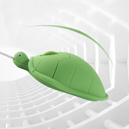 Green Turtle 2.4G Wired/Wireless Mouse Mute Button 1600DPI Auto Sleep Mini Office Mouse Suitable for Computers Laptops