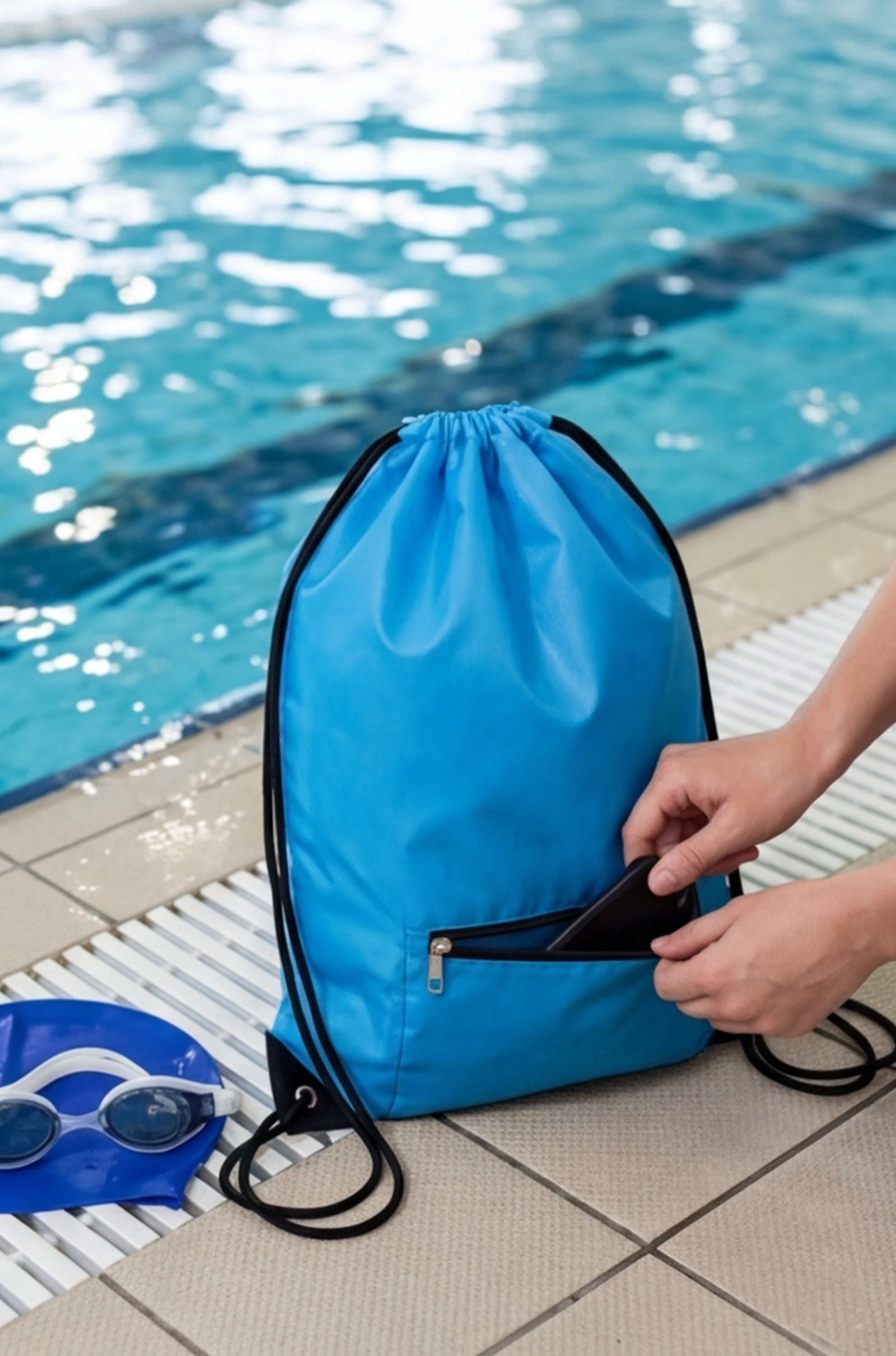 Durable Gym Backpack – Nylon Oxford Sports Storage Bag