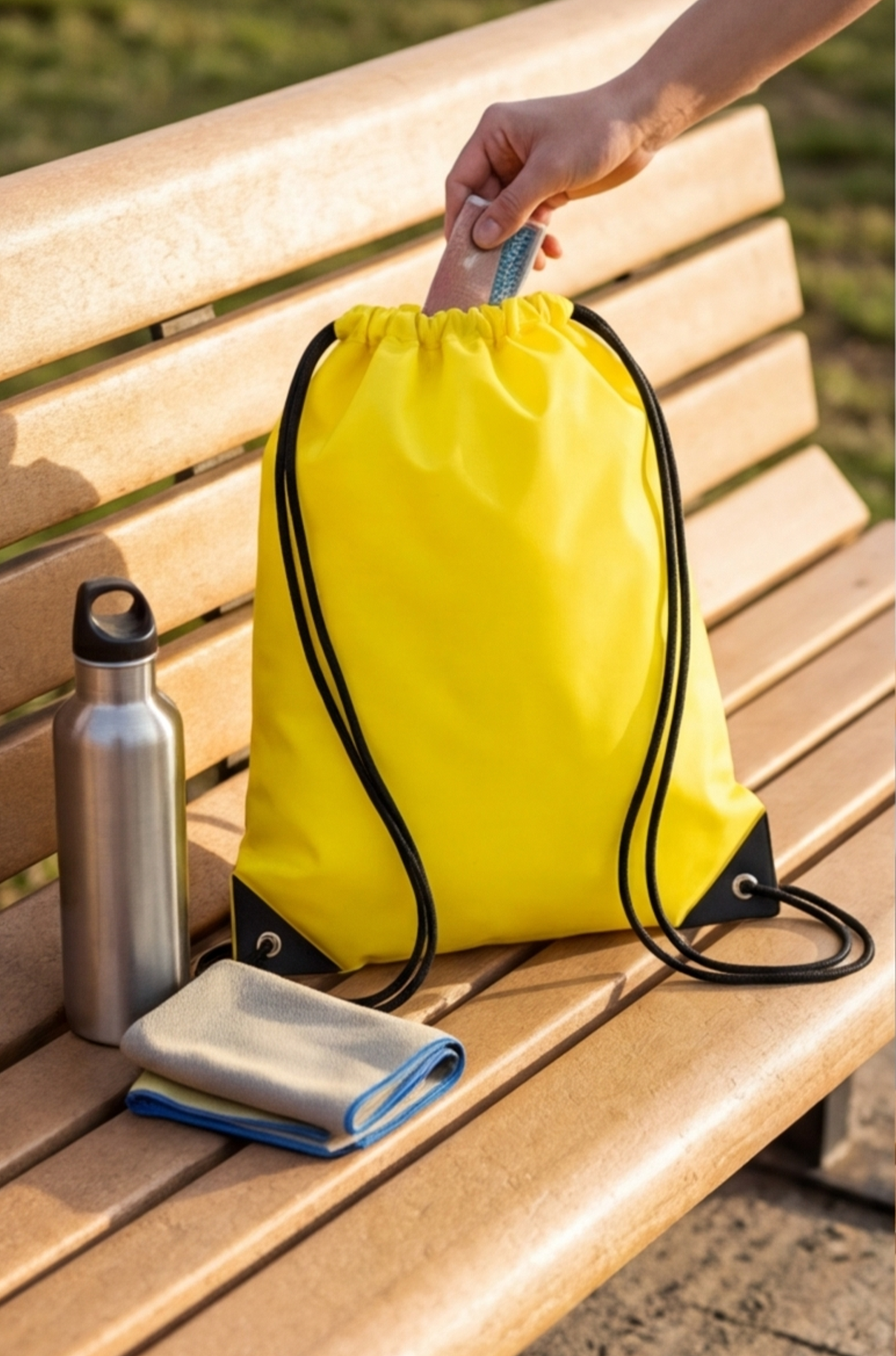 Durable Gym Backpack – Nylon Oxford Sports Storage Bag