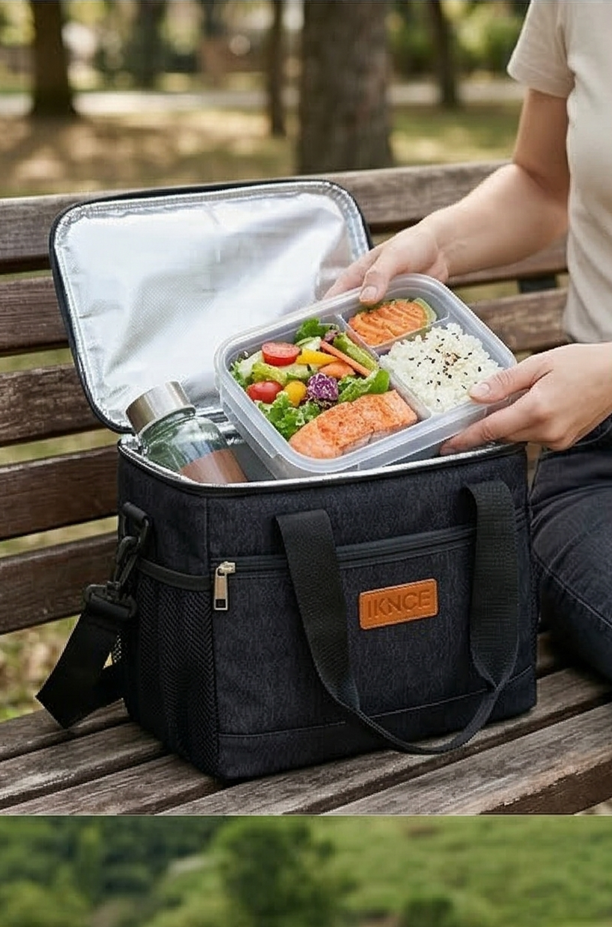 Insulated Lunch Box Bag – Portable Thermal Picnic & School Tote