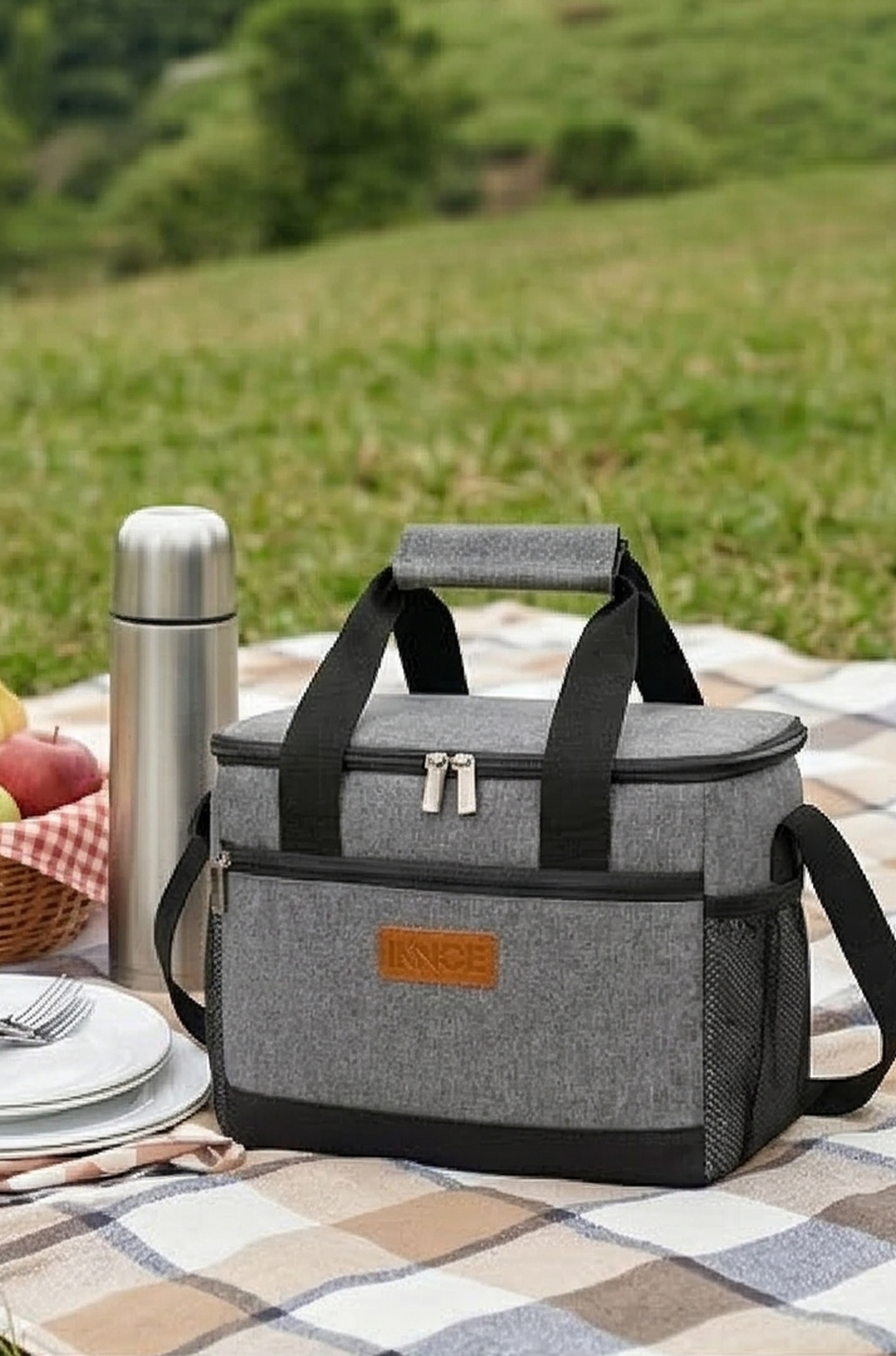 Insulated Lunch Box Bag – Portable Thermal Picnic & School Tote
