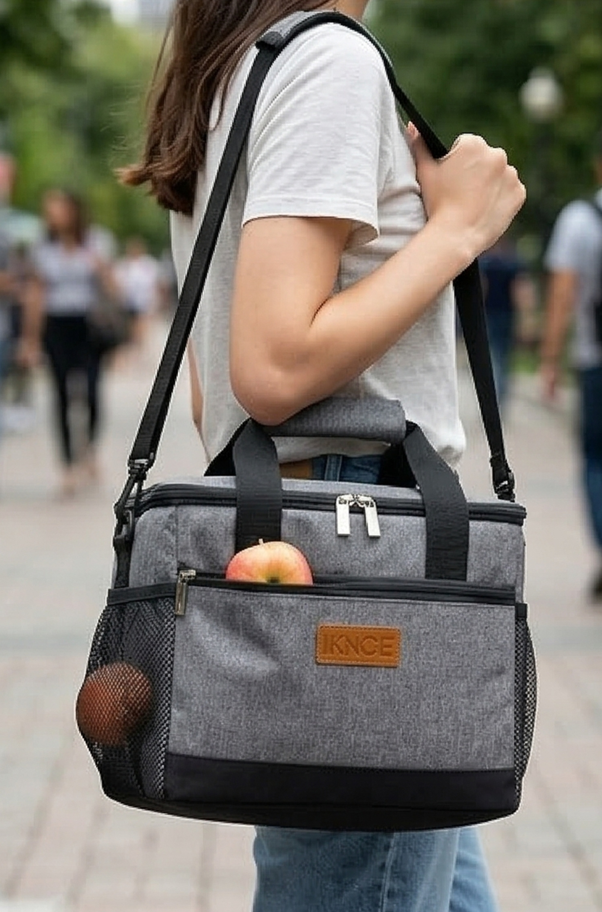 Insulated Lunch Box Bag – Portable Thermal Picnic & School Tote