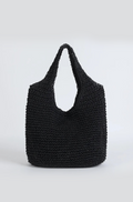 Women’s Rattan Woven Shoulder Bag – Summer Beach Straw Tote