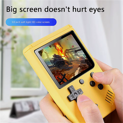 Unleash Nostalgia with the 400-in-1 MINI Handheld Game Player - Retro Video Console with a Stunning 3.0 Inch Color LCD Screen!