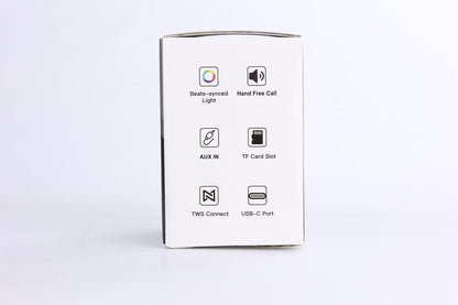 Unleash the Sound: 20W Portable Bluetooth Speaker with RGB Lights, 24-Hour Playtime, and Waterproof Design for Ultimate Outdoor Fun