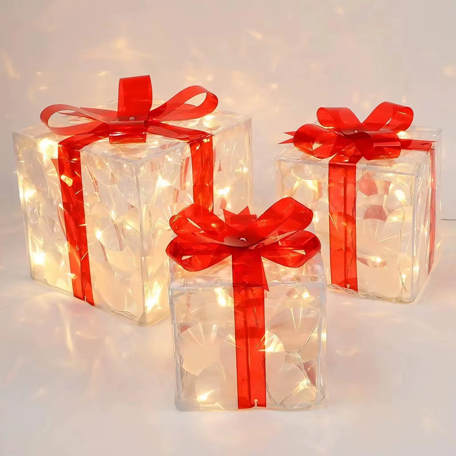 Illuminate Your Holidays with Our Stunning Christmas Glowing Gift Box Decoration – Perfect for Outdoor Festivities and Home Decor!