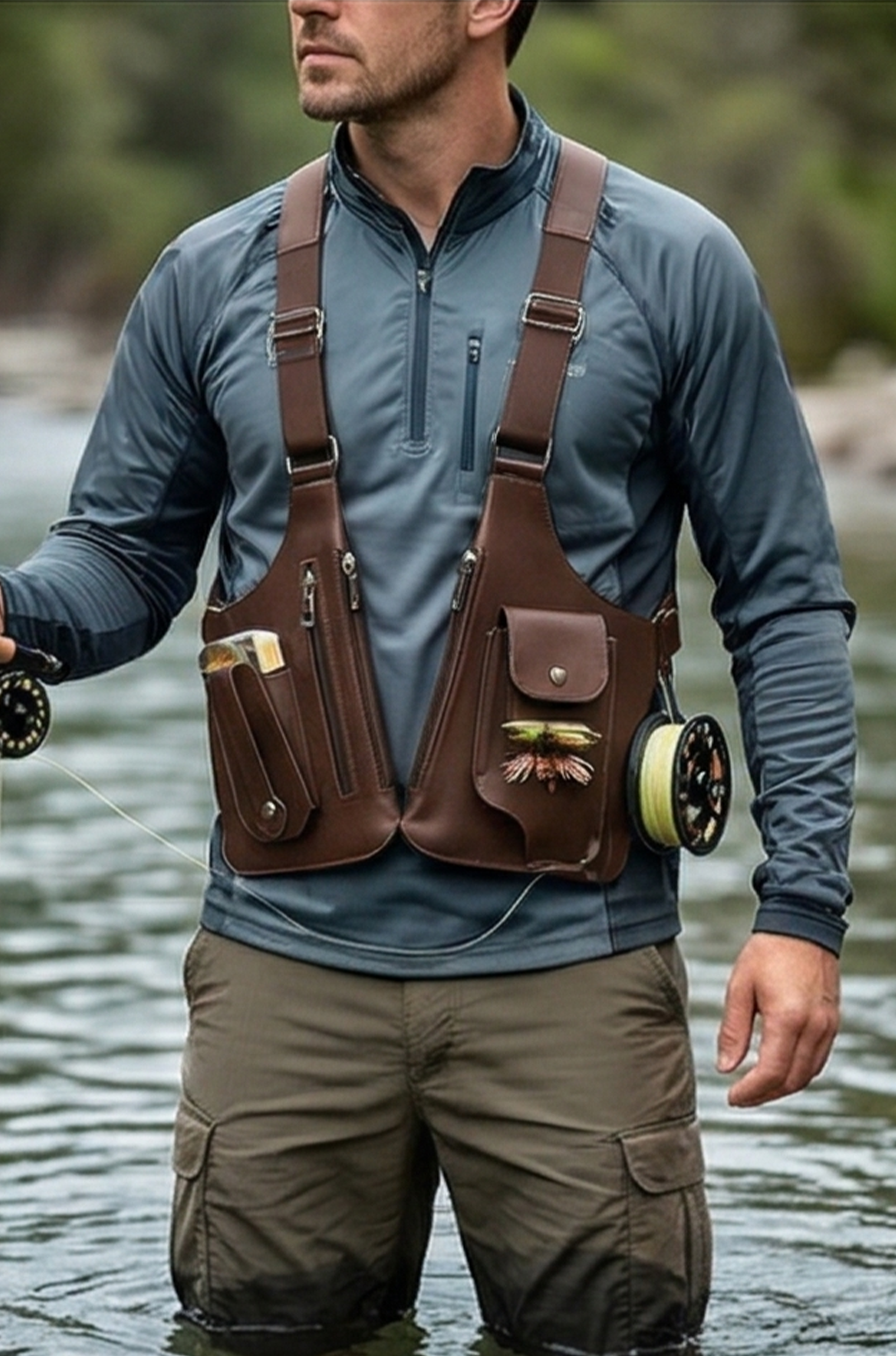 Men’s Tactical Crossbody Bag – Waterproof Multi-Pocket Shoulder Bag