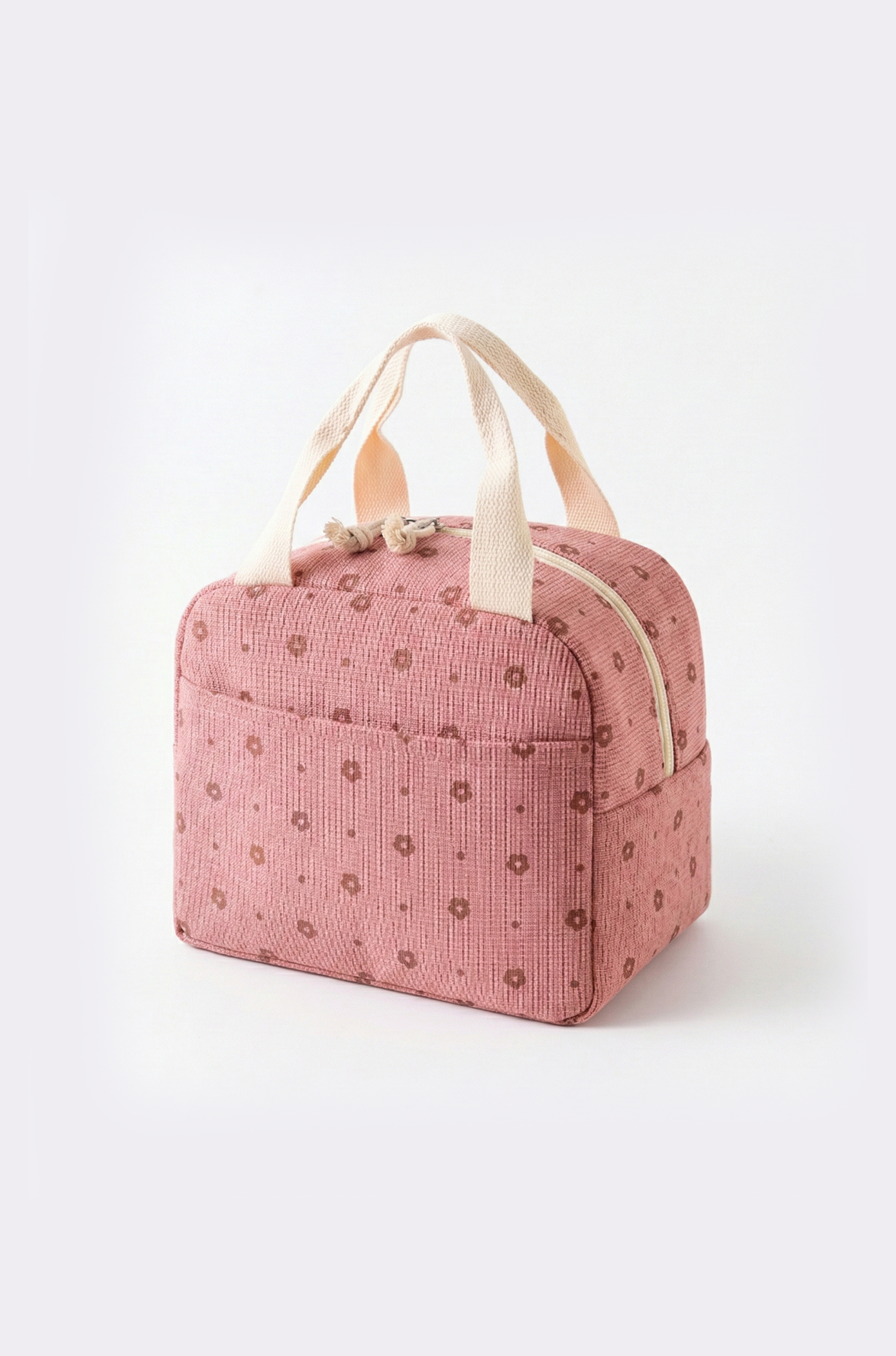 Floral Insulated Lunch Bag – Waterproof Thermal Cooler Tote