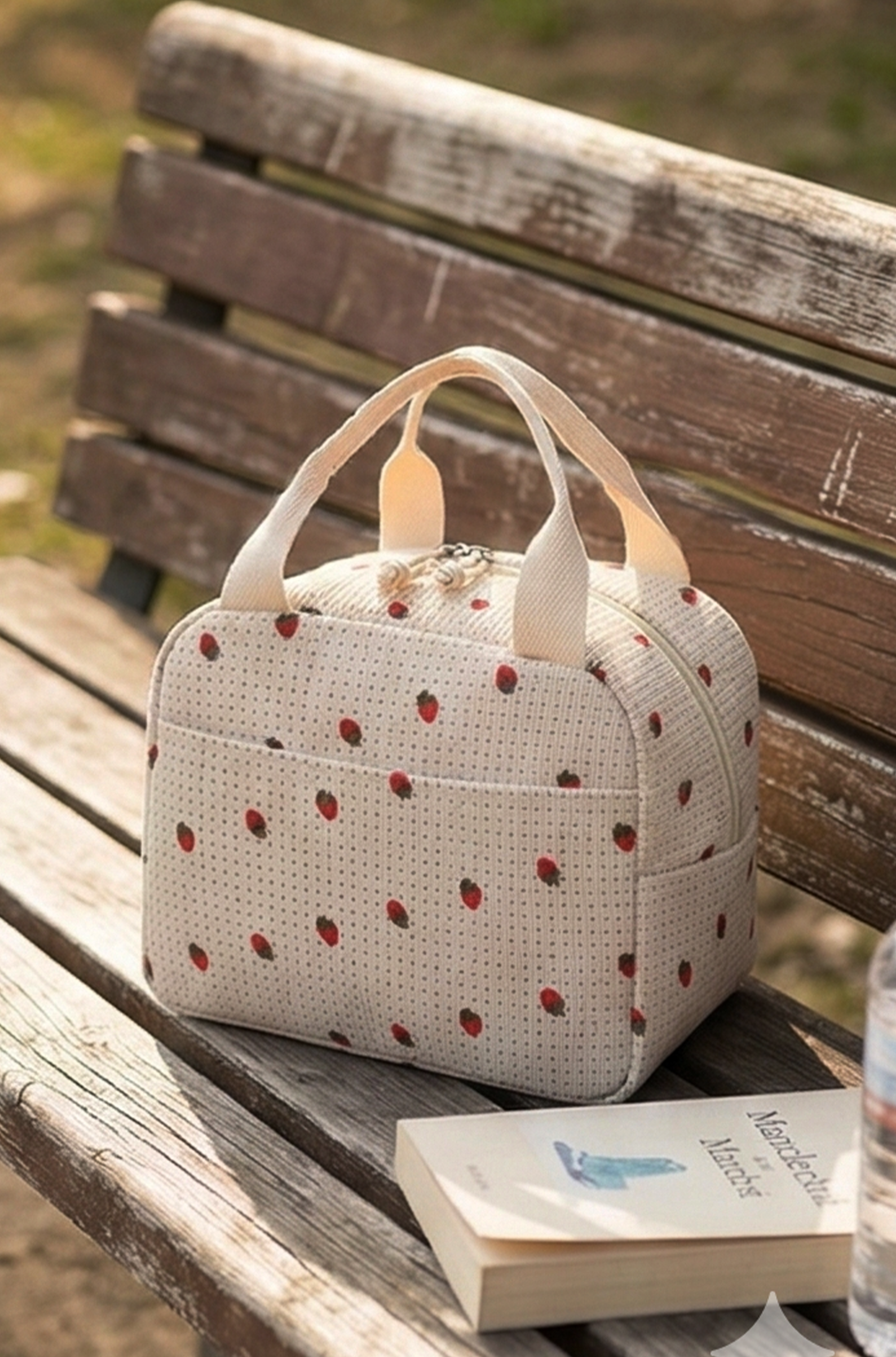 Floral Insulated Lunch Bag – Waterproof Thermal Cooler Tote
