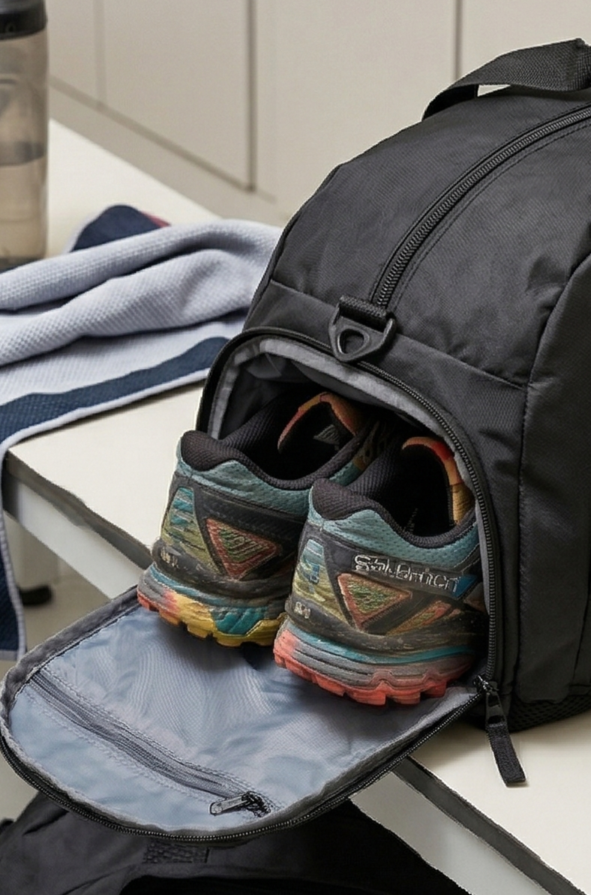 Oxford Gym Bag with Shoe Compartment – Large Capacity Fitness Duffel