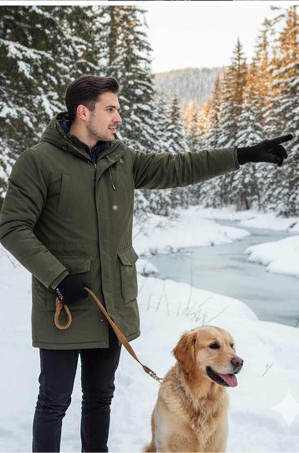 Women’s Black Winter Thermal Gloves – Warm Textured Palm