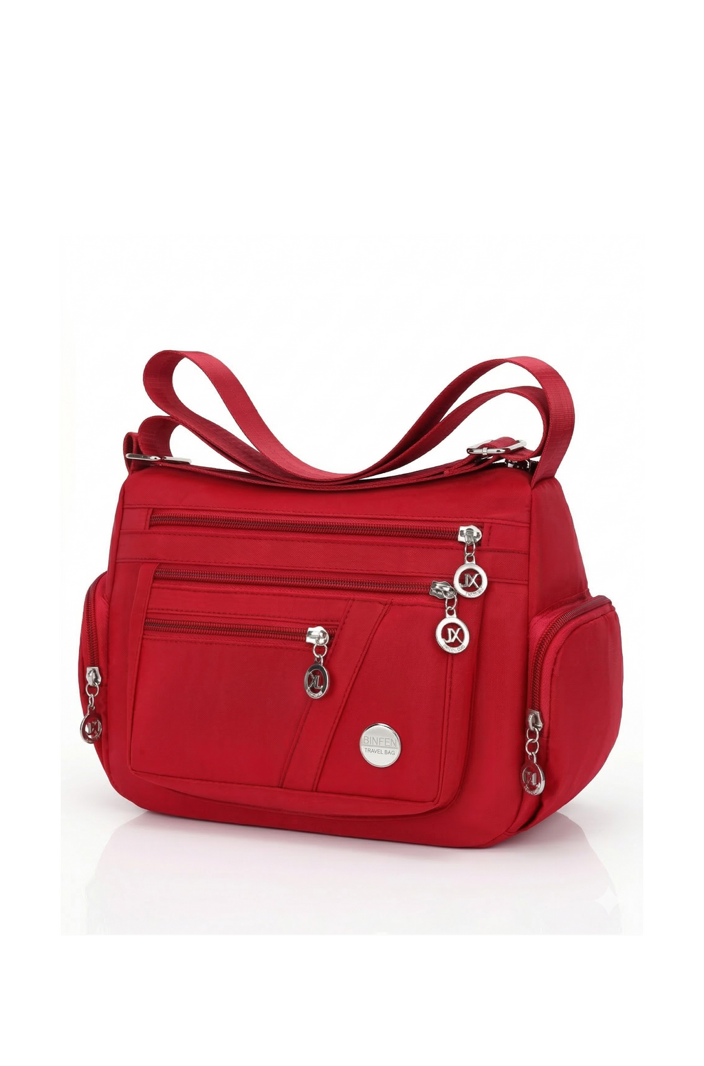 Women’s Multi-Pocket Shoulder Bag – Lightweight Adjustable Strap