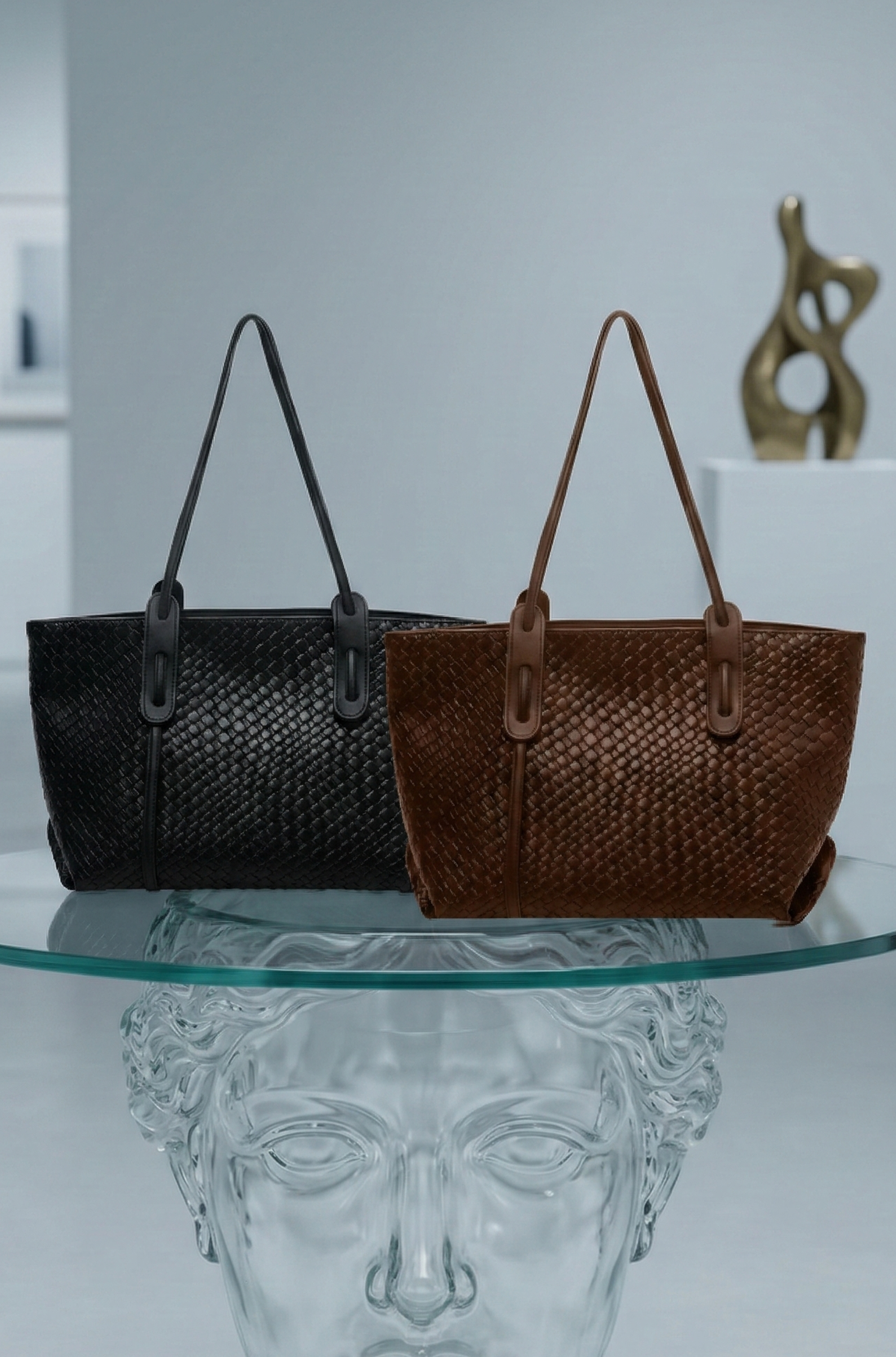 Women’s Minimalist Shoulder Handbag – Lightweight Office Tote