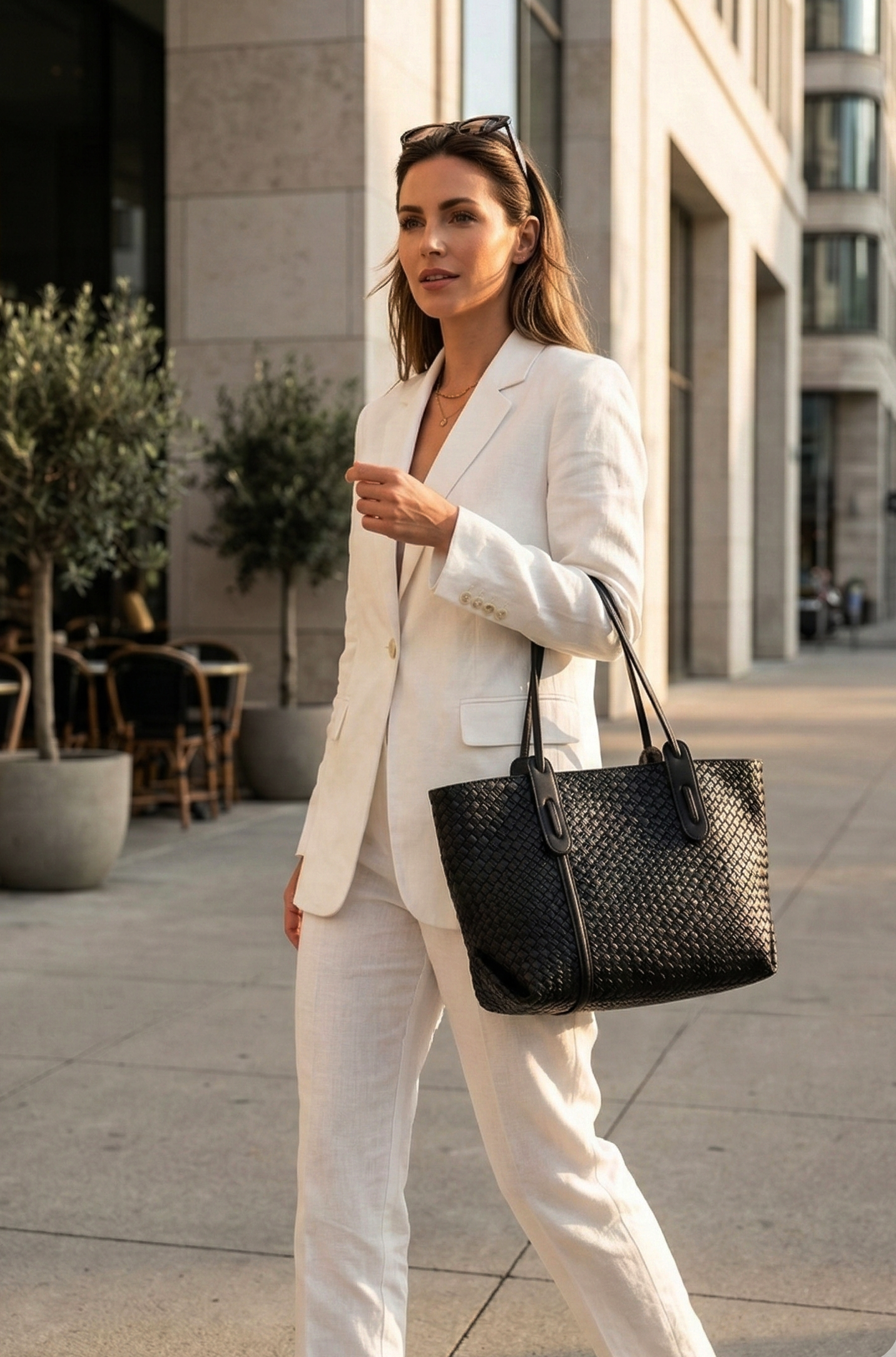 Women’s Minimalist Shoulder Handbag – Lightweight Office Tote