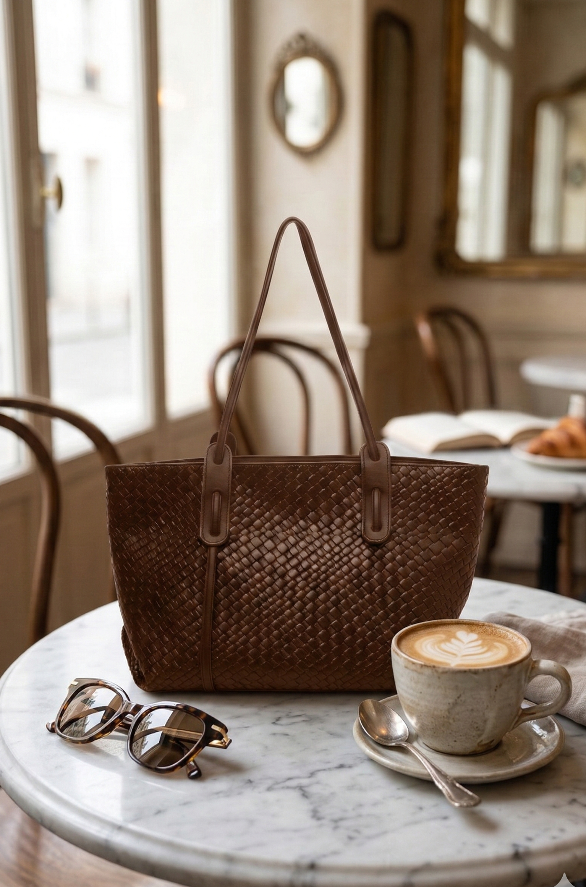Women’s Minimalist Shoulder Handbag – Lightweight Office Tote