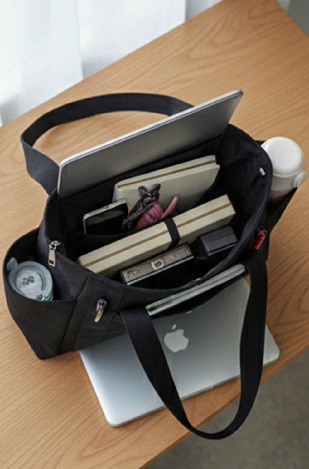 Large Canvas Tote Bag – Work & College Shoulder Carry Bag