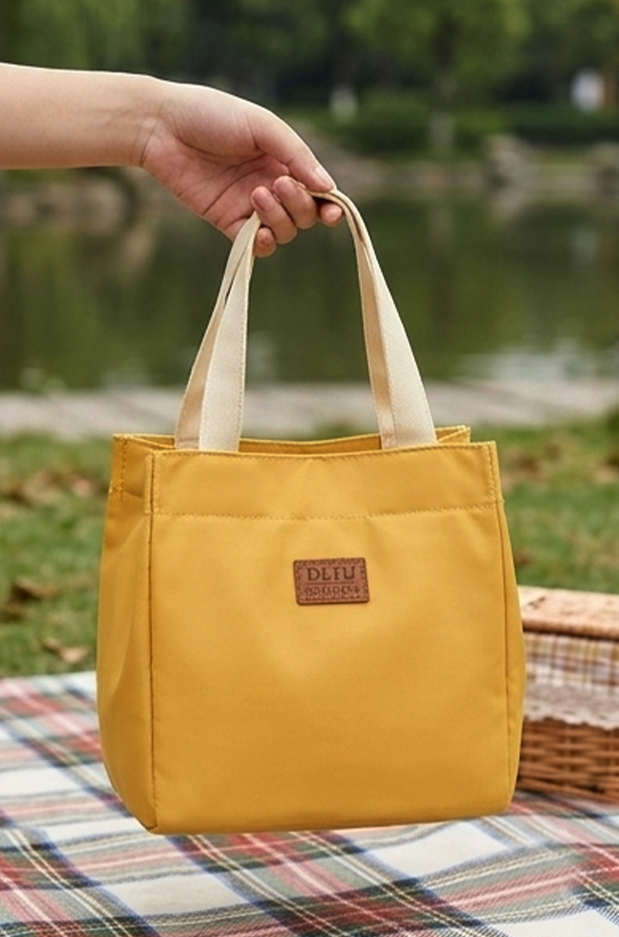 Large Insulated Lunch Bag – Aluminium Foil Work Tote