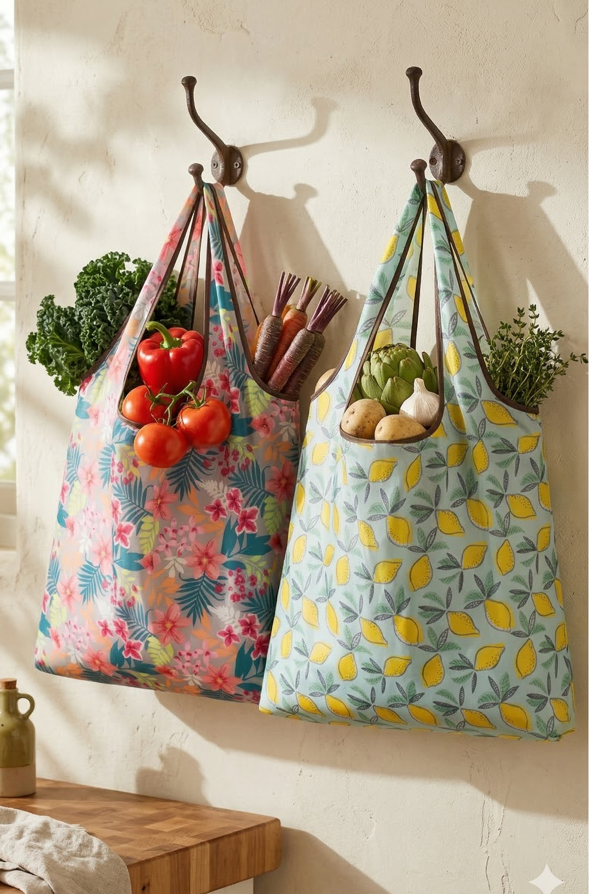 Large ECO Reusable Tote Bag – Foldable Polyester Shoulder Bag