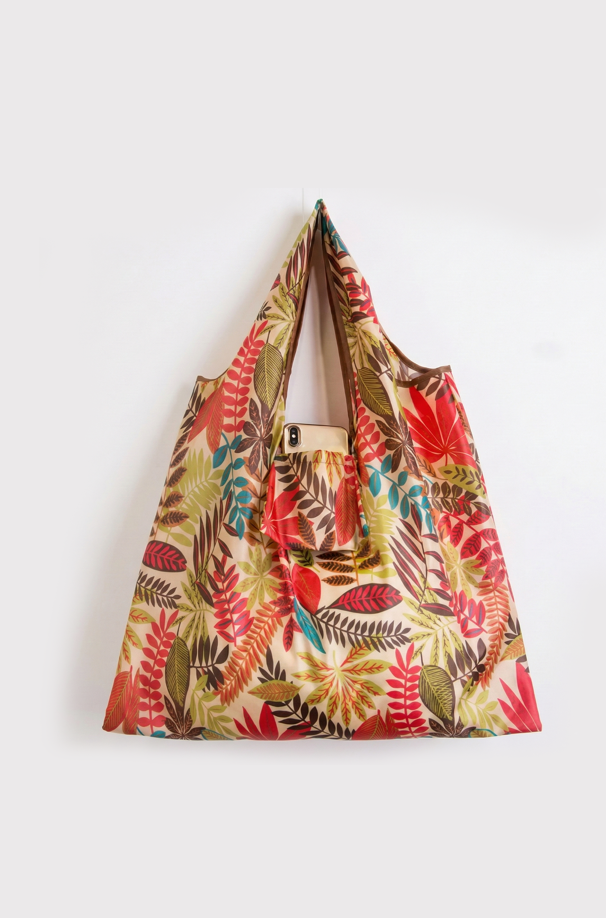 Large ECO Reusable Tote Bag – Foldable Polyester Shoulder Bag