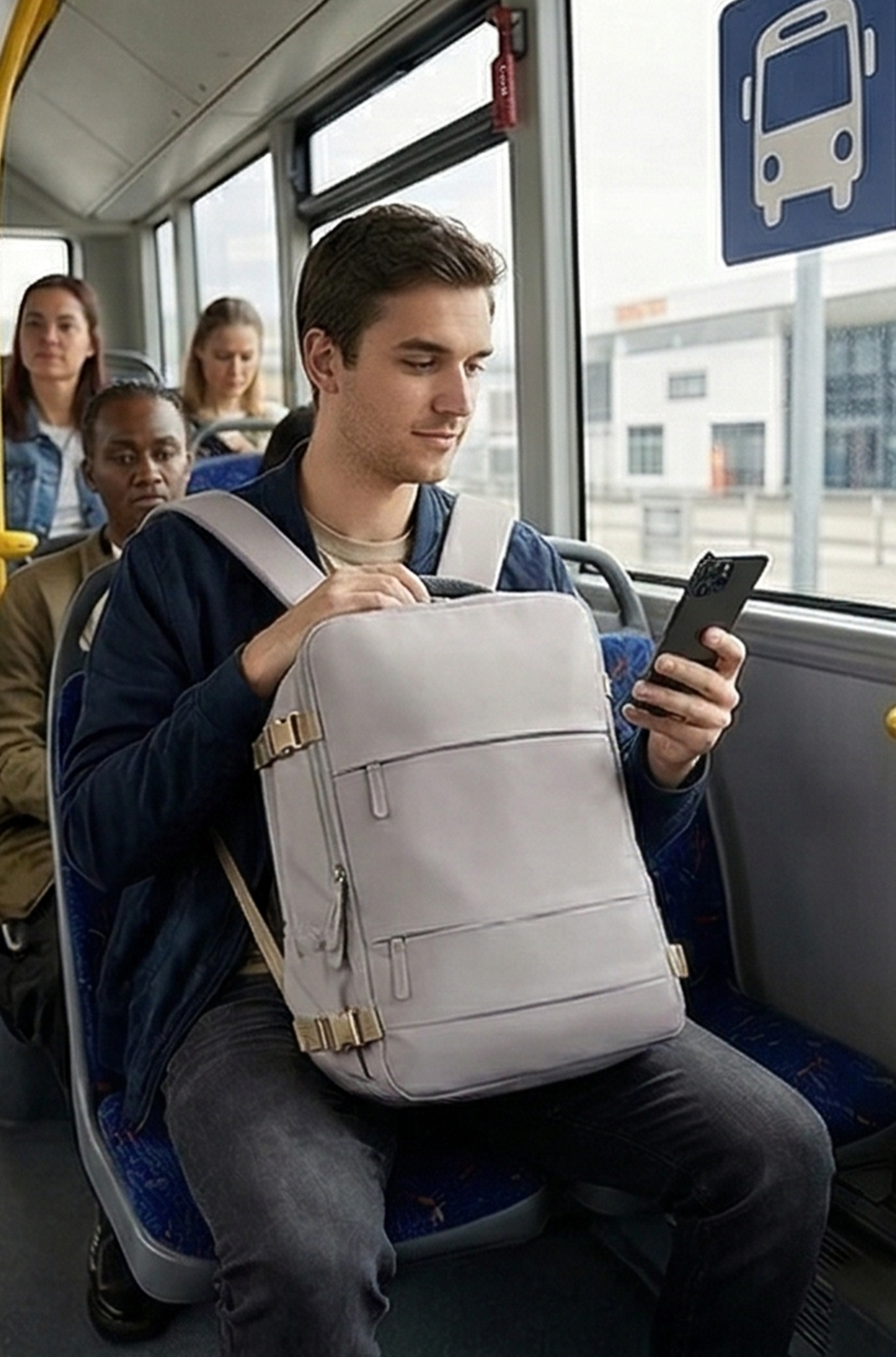 Airline Approved Travel Backpack – Lightweight Laptop Carry-On Bag