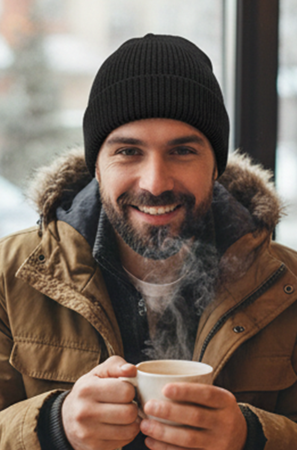 Unisex Classic Knit Beanie Hat – Warm Stretchy Cuffed Winter Hat