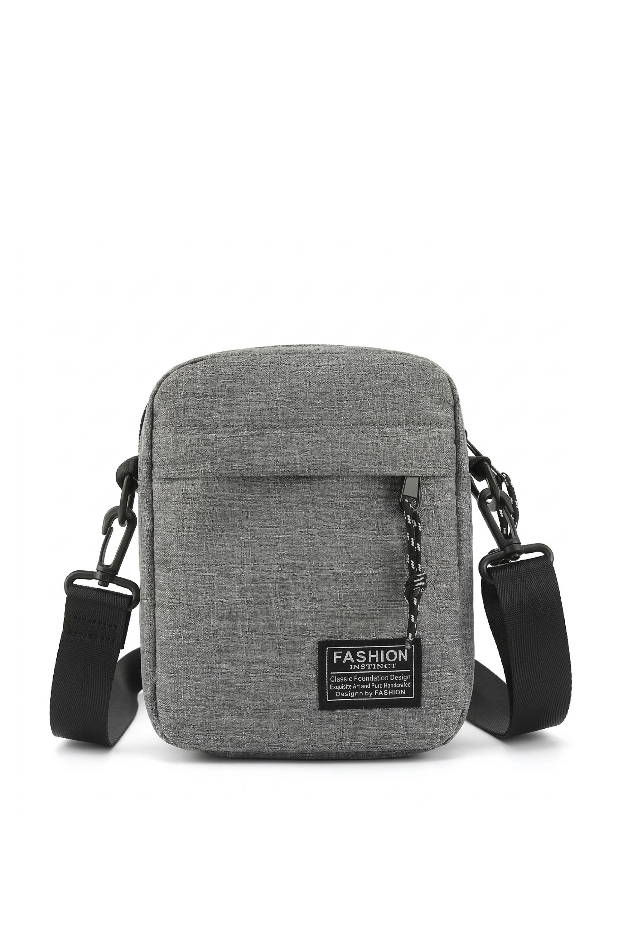 Small Oxford Crossbody Bag – Casual Square Shoulder Satchel