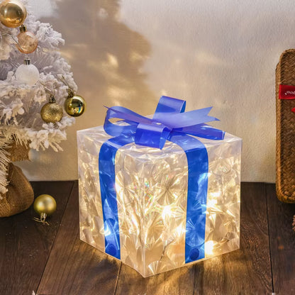 Illuminate Your Holidays with Our Stunning Christmas Glowing Gift Box Decoration – Perfect for Outdoor Festivities and Home Decor!